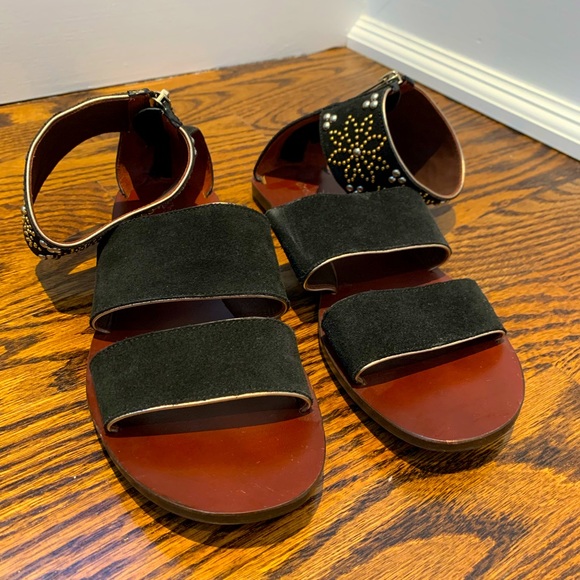 See by Chloe gladiator sandals in black suede size 38.5 - Picture 1 of 4